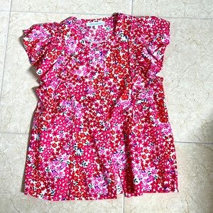 Sleeveless Ruffle Shirt